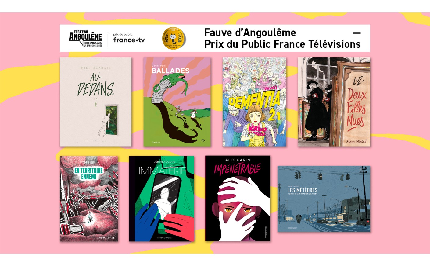 Sélection du Fauve d'Angoulême - Prix du Public France Télévisions 2025